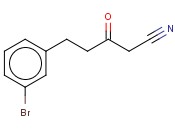 5-(<span class='lighter'>3-BROMOPHENYL</span>)-3-OXOPENTANENITRILE