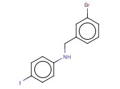 N-[(3-BROMOPHENYL)METHYL]-<span class='lighter'>4-IODOANILINE</span>