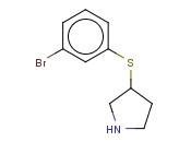 3-[(<span class='lighter'>3-BROMOPHENYL</span>)SULFANYL]PYRROLIDINE