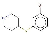 4-[(<span class='lighter'>3-BROMOPHENYL</span>)SULFANYL]PIPERIDINE