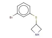 3-[(<span class='lighter'>3-BROMOPHENYL</span>)SULFANYL]AZETIDINE