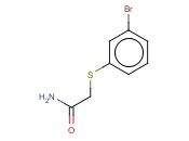 2-[(<span class='lighter'>3-BROMOPHENYL</span>)SULFANYL]ACETAMIDE
