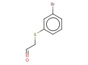 2-[(<span class='lighter'>3-BROMOPHENYL</span>)SULFANYL]ACETALDEHYDE