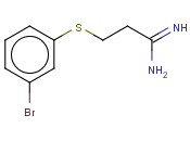 3-[(<span class='lighter'>3-BROMOPHENYL</span>)SULFANYL]PROPANIMIDAMIDE