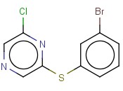 2-[(3-BROMOPHENYL)SULFANYL]-6-<span class='lighter'>CHLOROPYRAZINE</span>