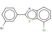 2-(<span class='lighter'>3-BROMOPHENYL</span>)-7-CHLOROBENZOTHIAZOLE