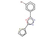 2-(3- 溴苯基)-5-(噻<span class='lighter'>酚</span>-2-基)-1,3,4-噁<span class='lighter'>二</span>唑