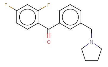 <span class='lighter'>2,4-DIFLUORO-3</span>'-<span class='lighter'>PYRROLIDINOMETHYL</span> <span class='lighter'>BENZOPHENONE</span>