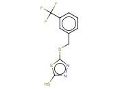 5-[3-(三氟甲基)<span class='lighter'>苄</span>硫基]-1,3,4-噻二唑-2-<span class='lighter'>硫醇</span>