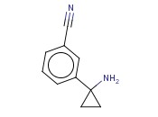 3-(1-氨基环丙基)-<span class='lighter'>苯</span><span class='lighter'>甲</span><span class='lighter'>腈</span>
