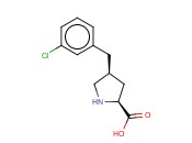(2S,4S)-4-(<span class='lighter'>3-CHLOROBENZYL</span>)PYRROLIDINE-2-CARBOXYLIC ACID