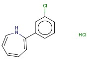 2-(3-<span class='lighter'>CHLOROPHENYL</span>)-1H-AZEPINE HYDROCHLORIDE