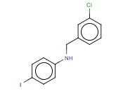 N-[(3-CHLOROPHENYL)METHYL]-<span class='lighter'>4-IODOANILINE</span>