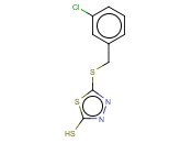 5-(3-氯苯甲基硫代)-2-<span class='lighter'>巯基</span>-1,3,4-噻<span class='lighter'>二</span>唑