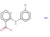 SODIUM 2-(3-CHLOROPHENYLAMINO)<span class='lighter'>NICOTINATE</span>