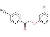 4-[2-(3-CHLOROPHENOXY)<span class='lighter'>ACETYL</span>]BENZONITRILE