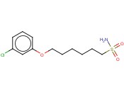 6-(3-CHLOROPHENOXY)<span class='lighter'>HEXANE</span>-1-SULFONAMIDE