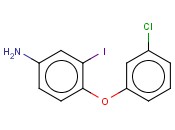 4-(3-CHLOROPHENOXY)-<span class='lighter'>3-IODOANILINE</span>