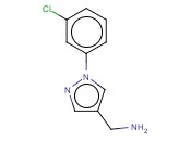 4-(<span class='lighter'>氨基</span>甲基)-1-(3-氯苯基)<span class='lighter'>吡唑</span>