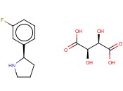 (R)-2-(3-FLUOROPHENYL)PYRROLIDINE L-<span class='lighter'>TARTRATE</span>