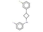 N-[3-(3-FLUOROPHENYL)CYCLOBUTYL]-<span class='lighter'>3-IODOANILINE</span>