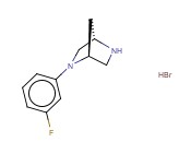 (1S,4S)-(？)-2-(3-氟苯基)-2,5-二氮双环[2.2.1]庚烷<span class='lighter'>氢溴酸盐</span>