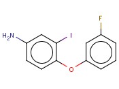 4-(3-FLUOROPHENOXY)-<span class='lighter'>3-IODOANILINE</span>