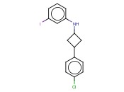 N-[3-(4-CHLOROPHENYL)CYCLOBUTYL]-<span class='lighter'>3-IODOANILINE</span>