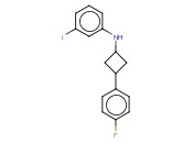 N-[3-(4-FLUOROPHENYL)CYCLOBUTYL]-<span class='lighter'>3-IODOANILINE</span>