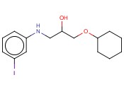 N-[3-(CYCLOHEXYLOXY)-2-HYDROXYPROPYL]-<span class='lighter'>3-IODOANILINE</span>