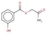 CARBAMOYLMETHYL <span class='lighter'>3-HYDROXYBENZOATE</span>