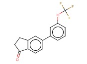 5-(3-(TRIFLUOROMETHOXY)PHENYL)-1-<span class='lighter'>INDANONE</span>