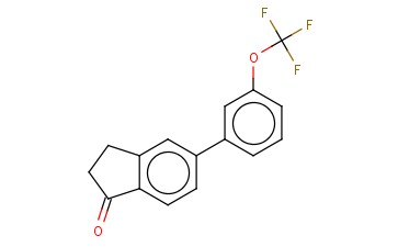 5-(3-(TRIFLUOROMETHOXY)PHENYL)-1-<span class='lighter'>INDANONE</span>