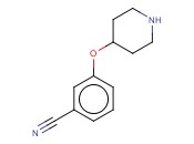 3-哌啶-4-氧基<span class='lighter'>苯</span><span class='lighter'>甲</span><span class='lighter'>腈</span>