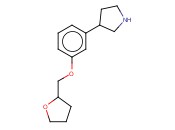 3-(3-((<span class='lighter'>TETRAHYDROFURAN</span>-2-YL)METHOXY)PHENYL)PYRROLIDINE