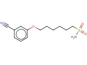 6-(3-CYANOPHENOXY)<span class='lighter'>HEXANE</span>-1-SULFONAMIDE