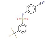 N-(4-CYANOPHENYL)-3-(TRIFLUOROMETHYL)BENZENESULFONAMIDE