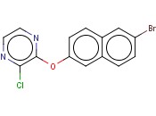 2-[(6-BROMONAPHTHALEN-2-YL)OXY]-3-<span class='lighter'>CHLOROPYRAZINE</span>