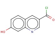 7-<span class='lighter'>HYDROXYQUINOLINE</span>-3-CARBONYL CHLORIDE