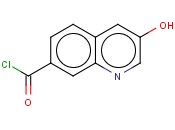 3-<span class='lighter'>HYDROXYQUINOLINE</span>-7-CARBONYL CHLORIDE