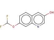 7-(DIFLUOROMETHOXY)-3-<span class='lighter'>HYDROXYQUINOLINE</span>