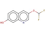 3-(DIFLUOROMETHOXY)-7-<span class='lighter'>HYDROXYQUINOLINE</span>