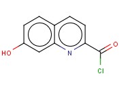 7-<span class='lighter'>HYDROXYQUINOLINE</span>-2-CARBONYL CHLORIDE
