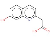 7-<span class='lighter'>HYDROXYQUINOLINE</span>-2-ACETIC ACID