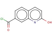 2-<span class='lighter'>HYDROXYQUINOLINE</span>-7-CARBONYL CHLORIDE