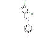 N-(2,4-DICHLOROBENZYLIDENE)-<span class='lighter'>4-IODOANILINE</span>