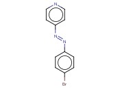 4-((P-BROMOPHENYL)<span class='lighter'>AZO</span>)PYRIDINE