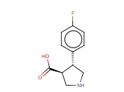 (3S,4R)-4-(4-FLUOROPHENYL)<span class='lighter'>PYRROLIDINE-3-CARBOXYLIC</span> ACID