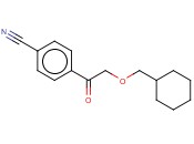 4-[2-(CYCLOHEXYLMETHOXY)<span class='lighter'>ACETYL</span>]BENZONITRILE