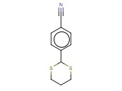 4-(1,3-二噻烷-2-炔)<span class='lighter'>苯</span><span class='lighter'>腈</span>
